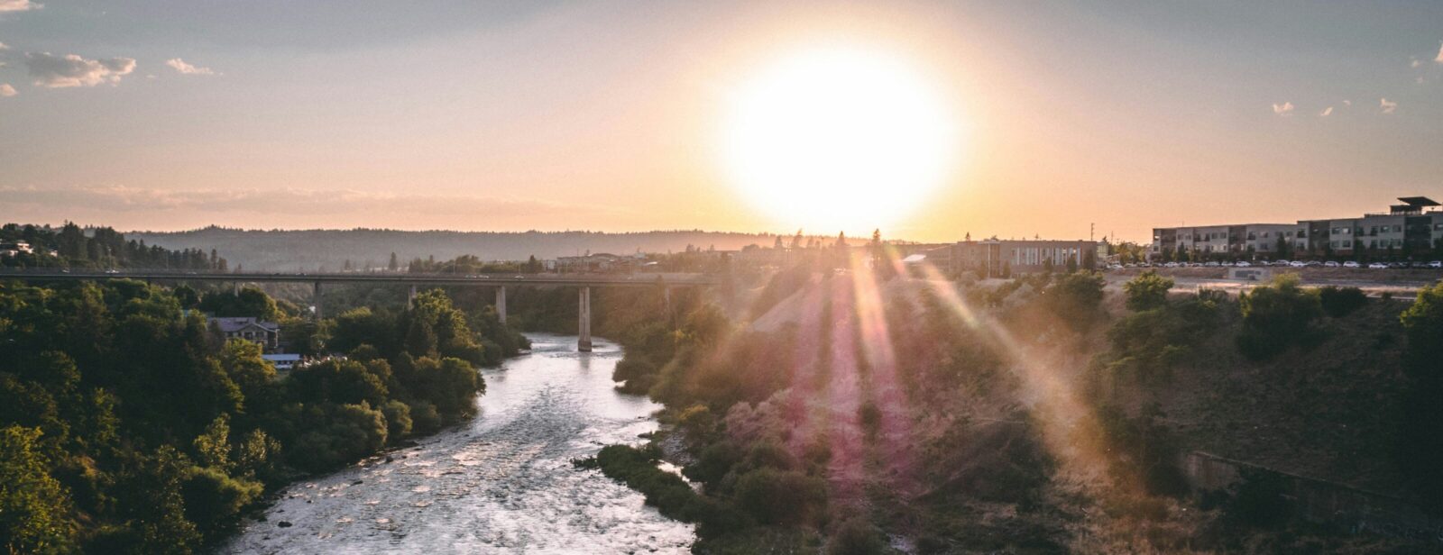River in Spokane, Washington